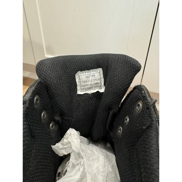 NEW Propet Mens Blizzard Mid Lace Leather Boot M3789 Black Size 11.5 X-wide 200g - Picture 5 of 11